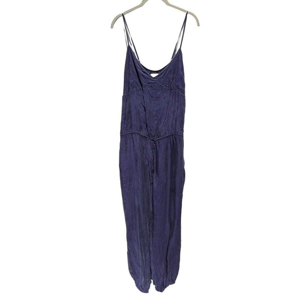 Alice's Pig Purple Jumpsuit Size US 10 Pockets Rosie's Romper 100% Cupro Zipper